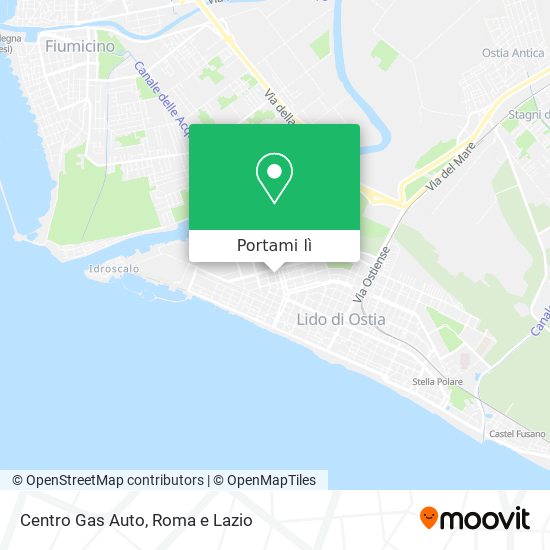 Mappa Centro Gas Auto