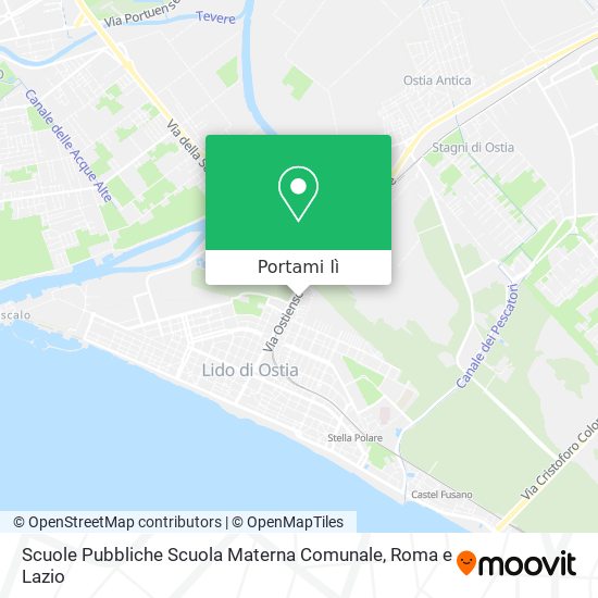 Mappa Scuole Pubbliche Scuola Materna Comunale