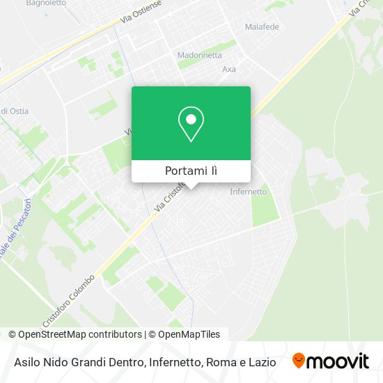 Mappa Asilo Nido Grandi Dentro, Infernetto