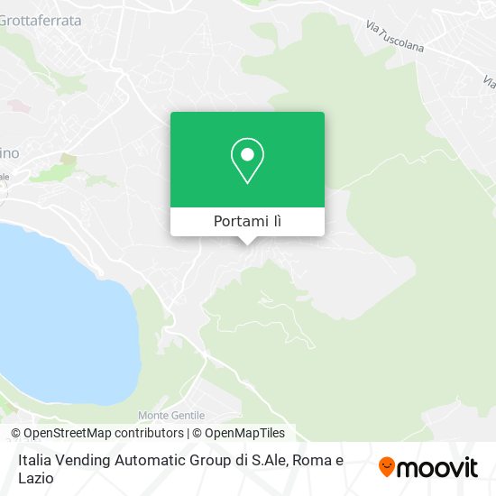 Mappa Italia Vending Automatic Group di S.Ale