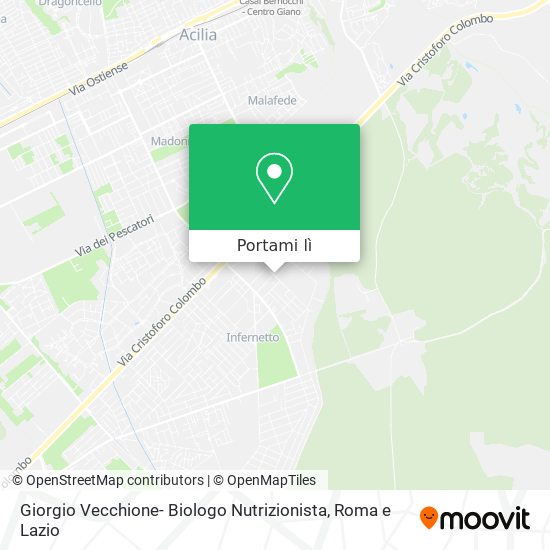 Mappa Giorgio Vecchione- Biologo Nutrizionista