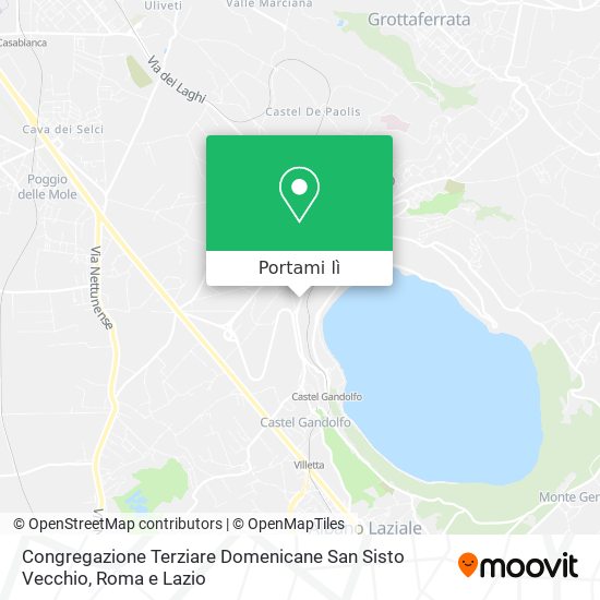 Mappa Congregazione Terziare Domenicane San Sisto Vecchio