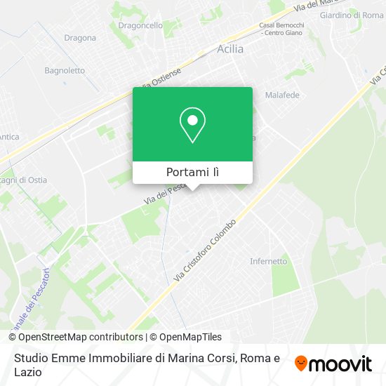 Mappa Studio Emme Immobiliare di Marina Corsi