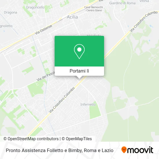 Mappa Pronto Assistenza Folletto e Bimby