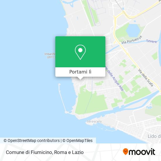 Mappa Comune di Fiumicino