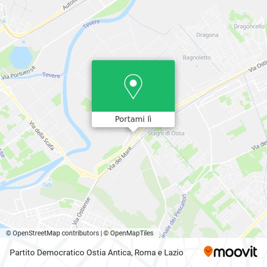 Mappa Partito Democratico Ostia Antica