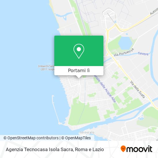 Mappa Agenzia Tecnocasa Isola Sacra