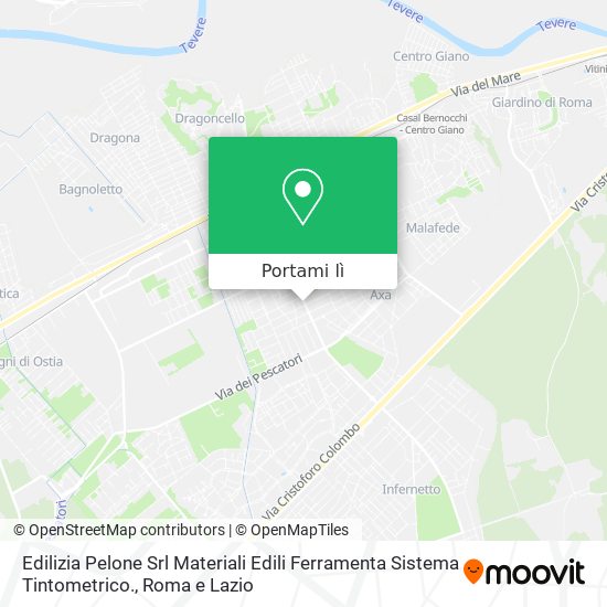 Mappa Edilizia Pelone Srl Materiali Edili Ferramenta Sistema Tintometrico.