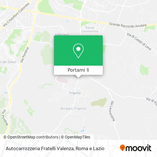 Mappa Autocarrozzeria Fratelli Valenza