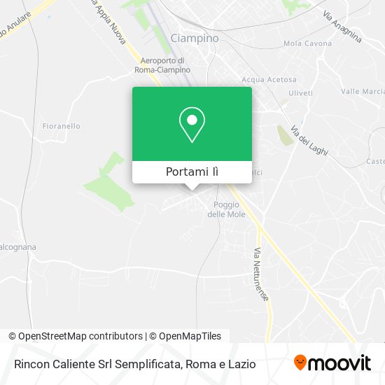Mappa Rincon Caliente Srl Semplificata