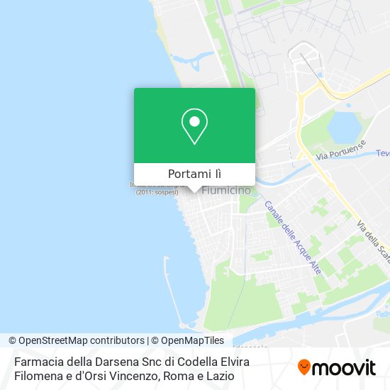 Mappa Farmacia della Darsena Snc di Codella Elvira Filomena e d'Orsi Vincenzo