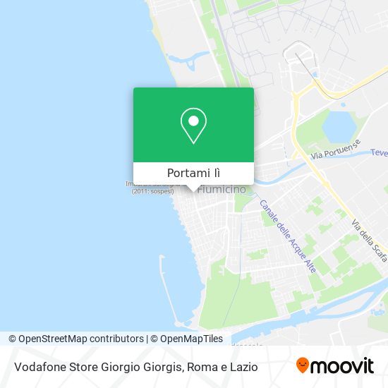 Mappa Vodafone Store Giorgio Giorgis