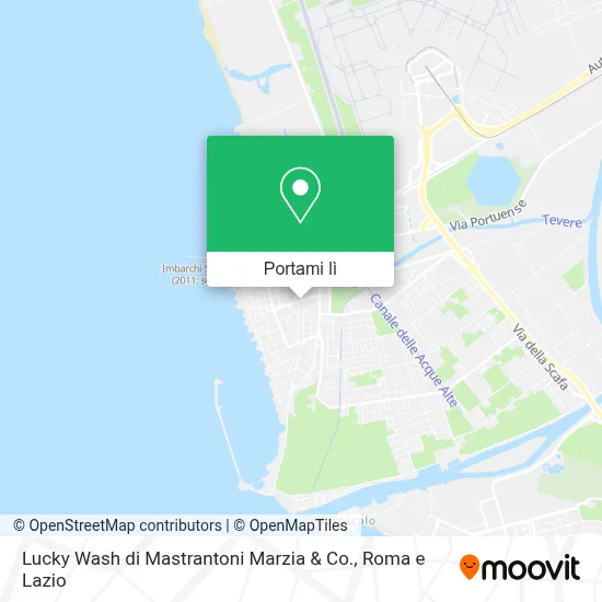 Mappa Lucky Wash di Mastrantoni Marzia & Co.