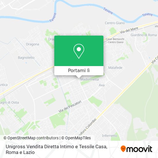 Mappa Unigross Vendita Diretta Intimo e Tessile Casa