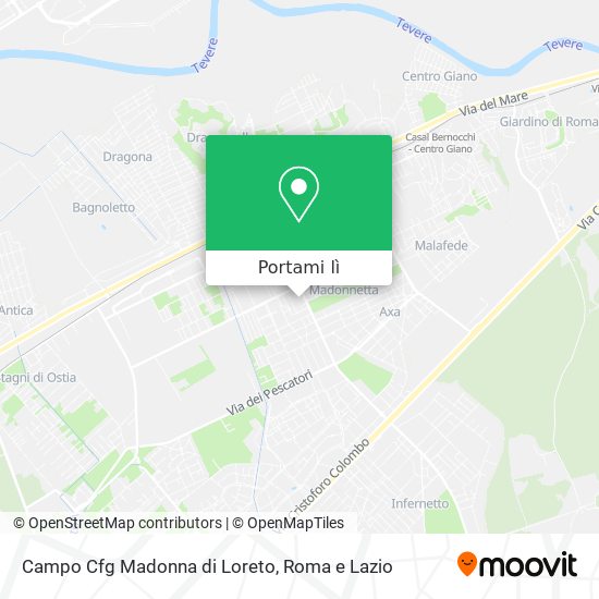 Mappa Campo Cfg Madonna di Loreto