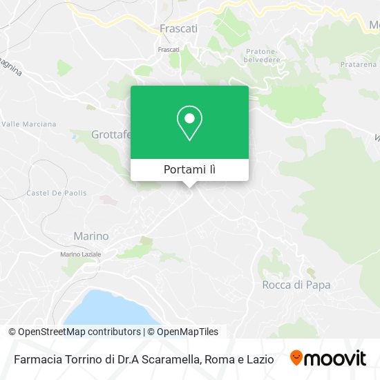 Mappa Farmacia Torrino di Dr.A Scaramella