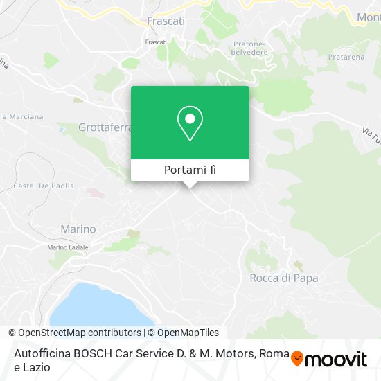 Mappa Autofficina BOSCH Car Service D. & M. Motors