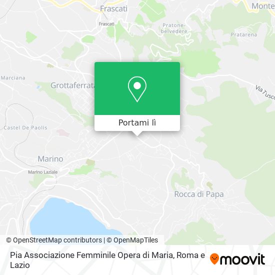 Mappa Pia Associazione Femminile Opera di Maria