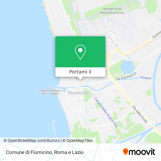 Mappa Comune di Fiumicino