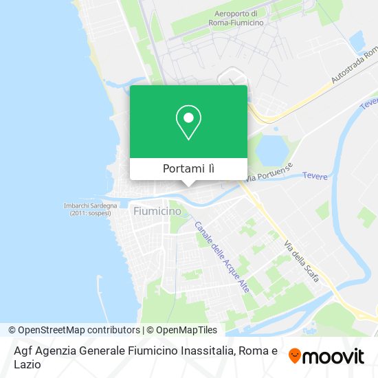 Mappa Agf Agenzia Generale Fiumicino Inassitalia