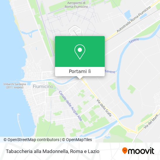 Mappa Tabaccheria alla Madonnella