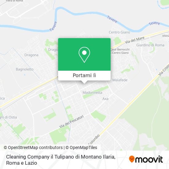 Mappa Cleaning Company il Tulipano di Montano Ilaria