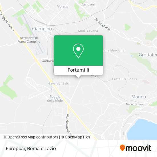 Mappa Europcar