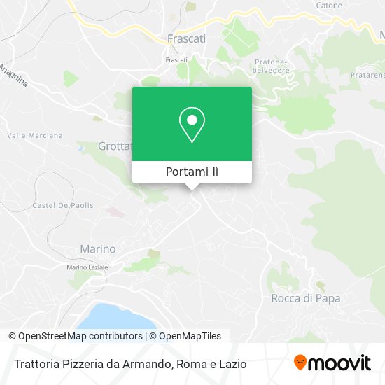 Mappa Trattoria Pizzeria da Armando