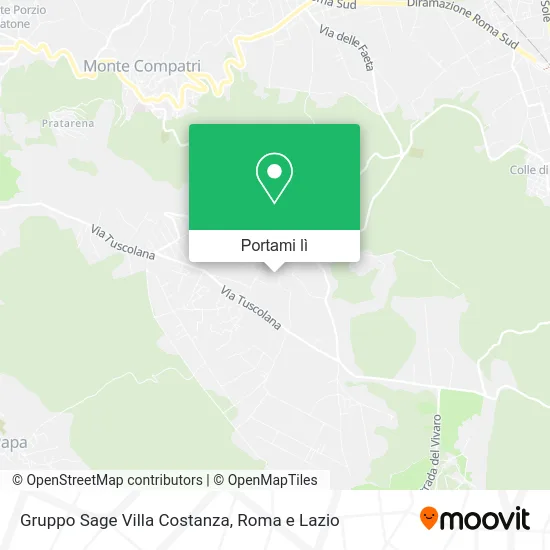 Mappa Gruppo Sage Villa Costanza