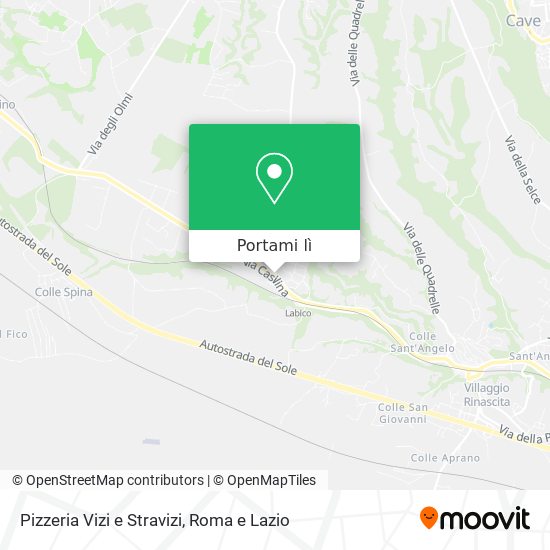 Mappa Pizzeria Vizi e Stravizi