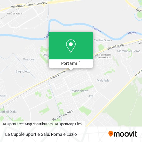 Mappa Le Cupole Sport e Salu