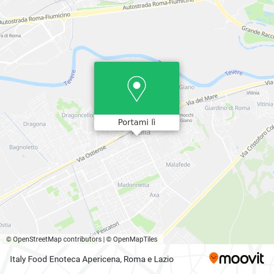 Mappa Italy Food Enoteca Apericena