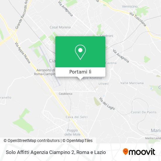 Mappa Solo Affitti Agenzia Ciampino 2