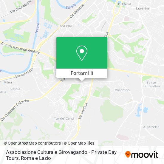 Mappa Associazione Culturale Girovagando - Private Day Tours