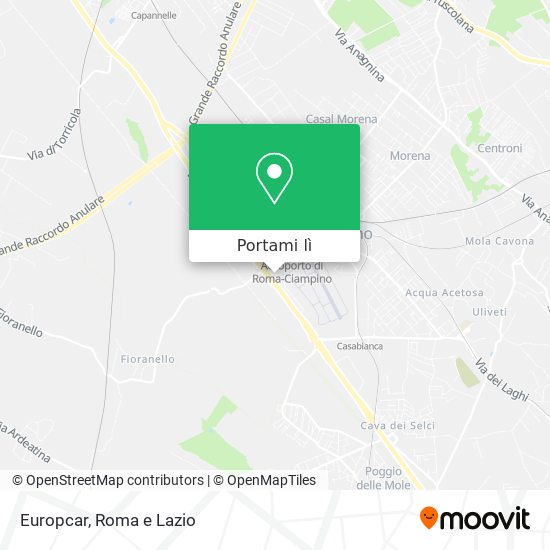 Mappa Europcar