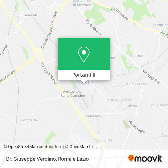 Mappa Dr. Giuseppe Verolino