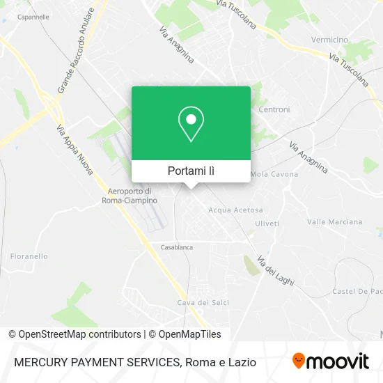 Mappa MERCURY PAYMENT SERVICES