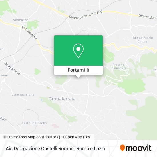 Mappa Ais Delegazione Castelli Romani