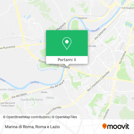 Mappa Marina di Roma