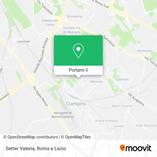 Mappa Setter Valeria