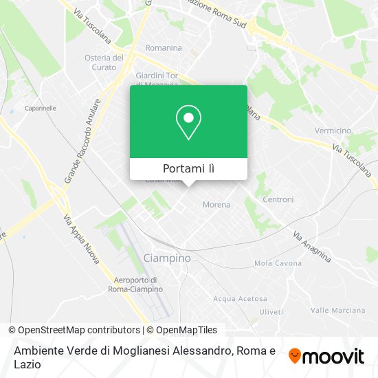 Mappa Ambiente Verde di Moglianesi Alessandro