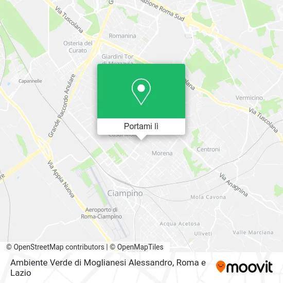 Mappa Ambiente Verde di Moglianesi Alessandro