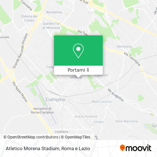 Mappa Atletico Morena Stadium