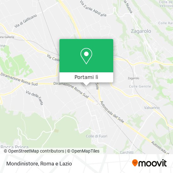 Mappa Mondinistore