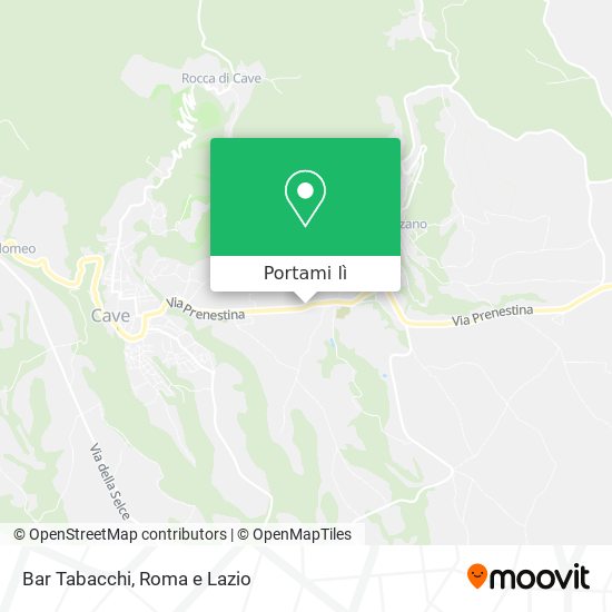 Mappa Bar Tabacchi