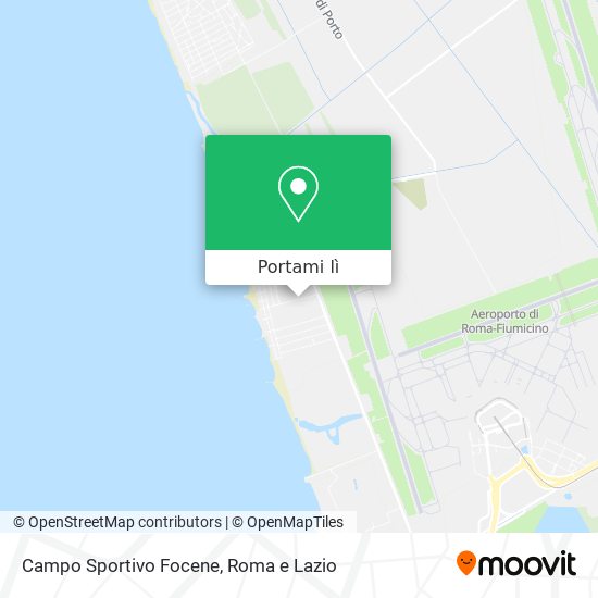 Mappa Campo Sportivo Focene