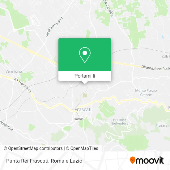 Mappa Panta Rei Frascati