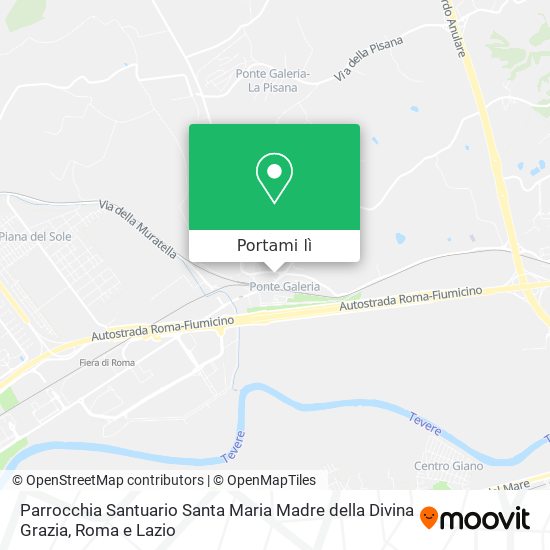 Mappa Parrocchia Santuario Santa Maria Madre della Divina Grazia