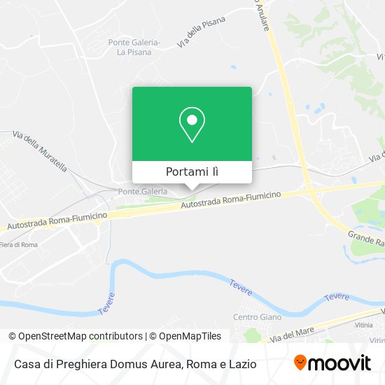 Mappa Casa di Preghiera Domus Aurea