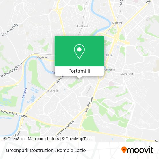Mappa Greenpark Costruzioni